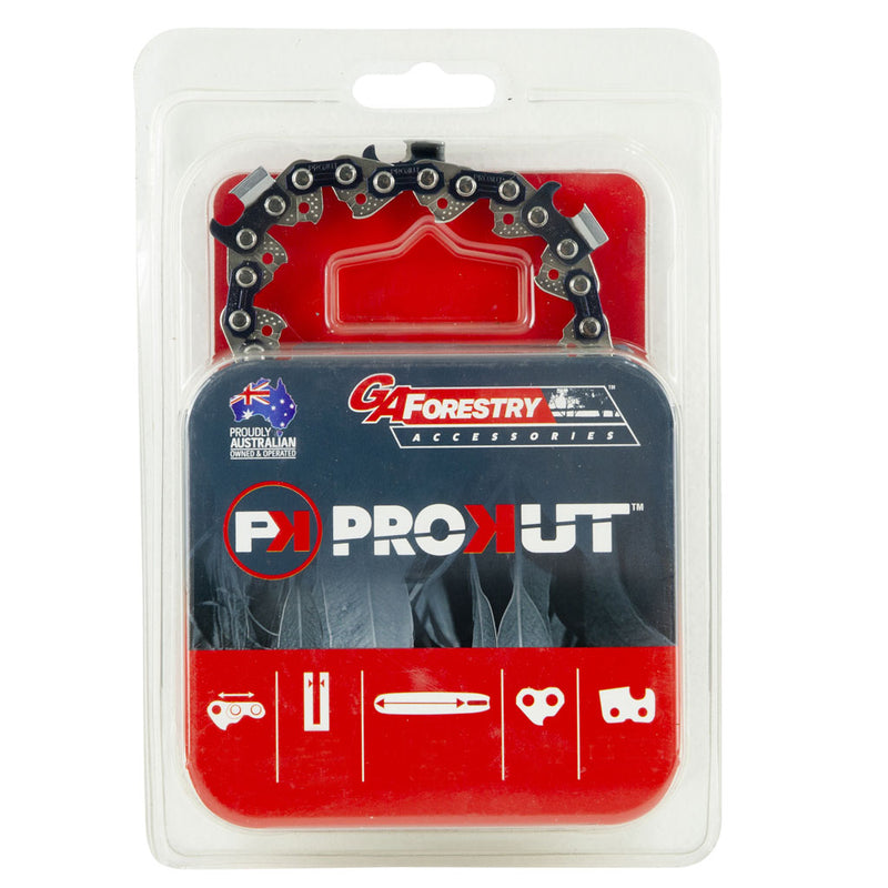 PROKUT 3/8" Pitch x .050" Gauge x 60 Drive Link Loop Of Full-Chisel Chainsaw Chain