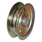 AYP Steel Flat Idler Pulley with Flange Replaces OEM: 131494