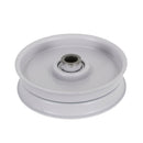 Wheelhorse Steel Flat Idler Pulley with Flange Replaces OEM: 7434